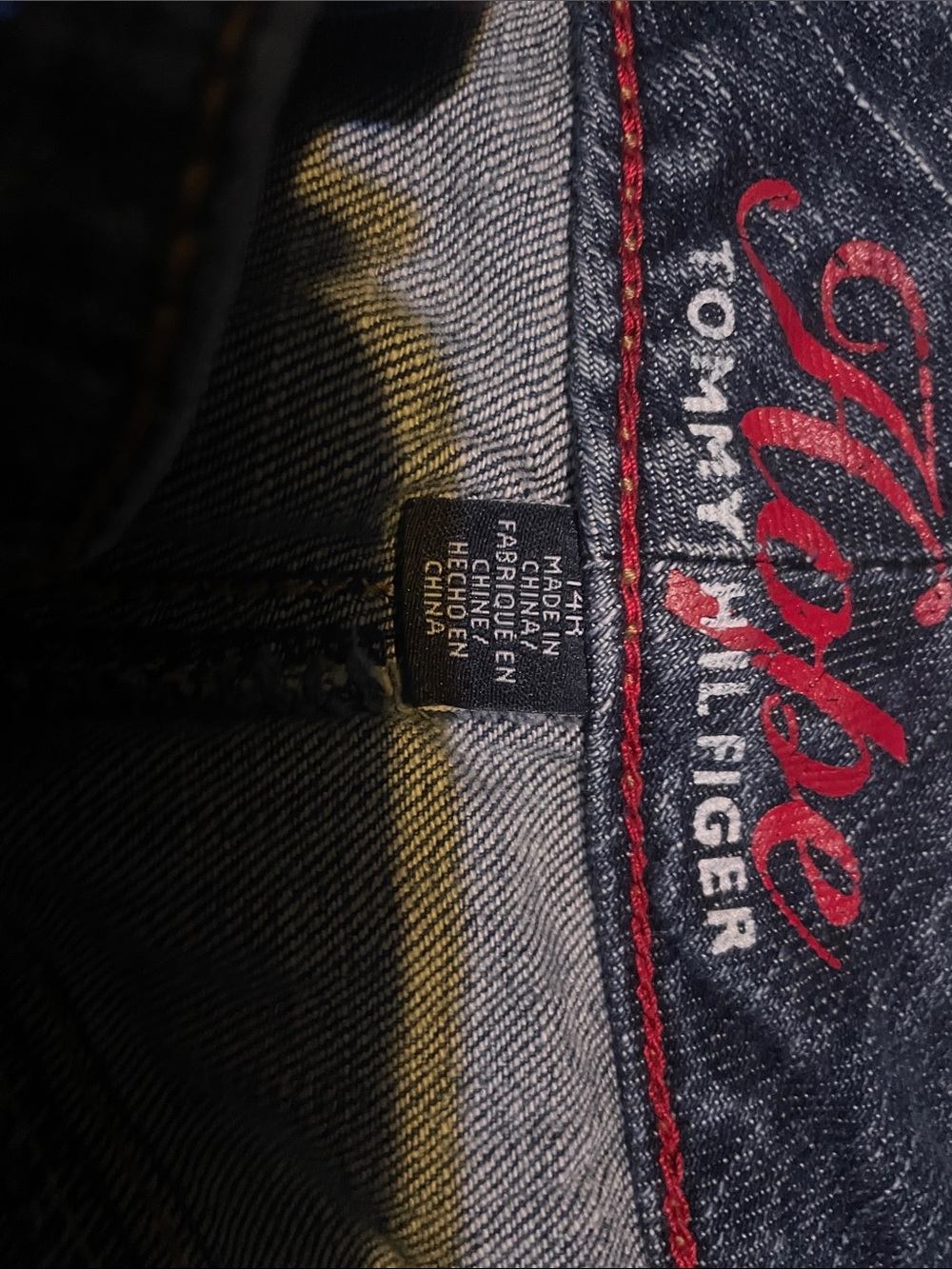 Dark Wash Bootcut Jeans - Tommy Hilghfigher vintage - Picture 2 of 4